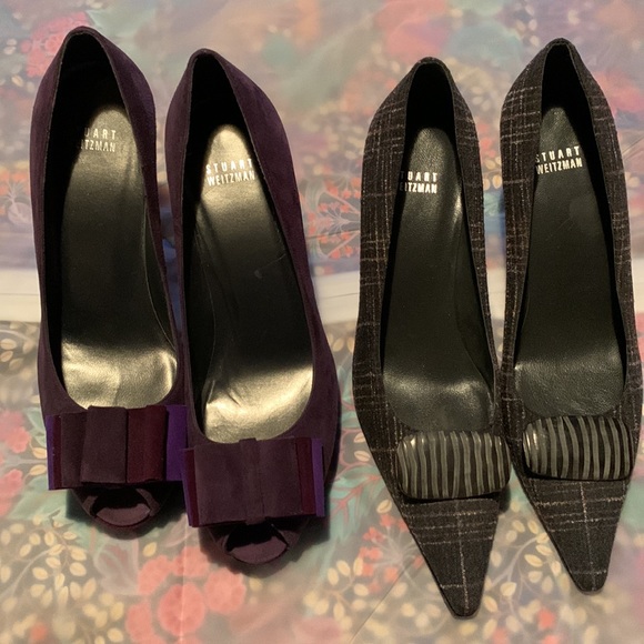 SOLD-SOLD-SOLD Stuart Weitzman gray plaid ONLY-$15 - Picture 9 of 9